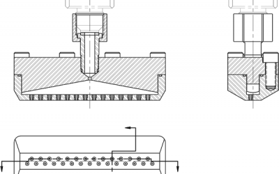 Sound deadener spray nozzle